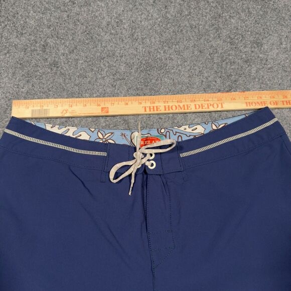 Tommy Bahama Relax Navy Blue Swim Trunks Suit Shorts Men's 38 - Picture 5 of 5